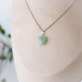 Pendentif | Coeur en Aventurine verte